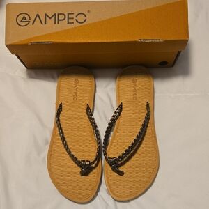 Ampeo Copper Braided Sandals